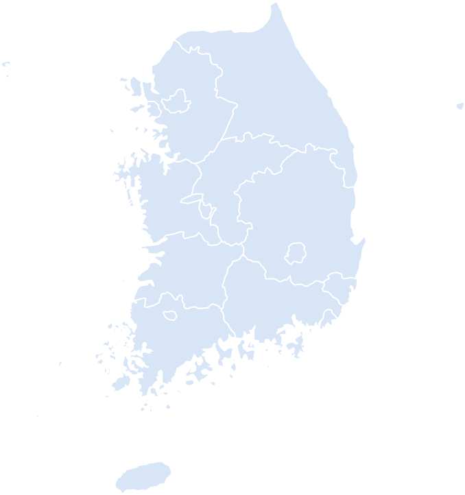 Mapa de Corea del Sur