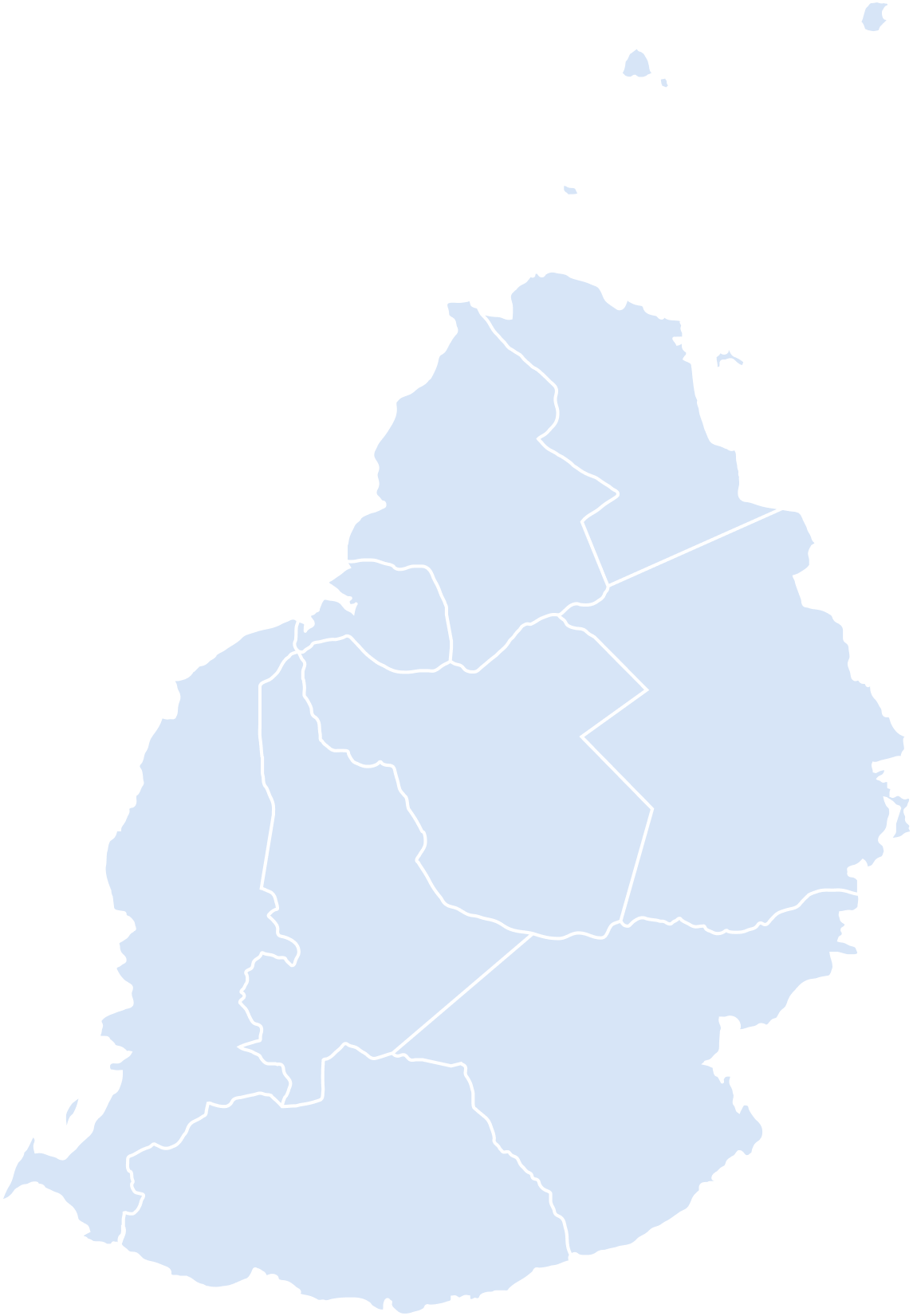 Mapa de Mauricio